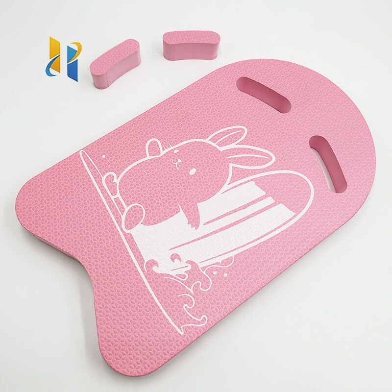 swimming with kickboard